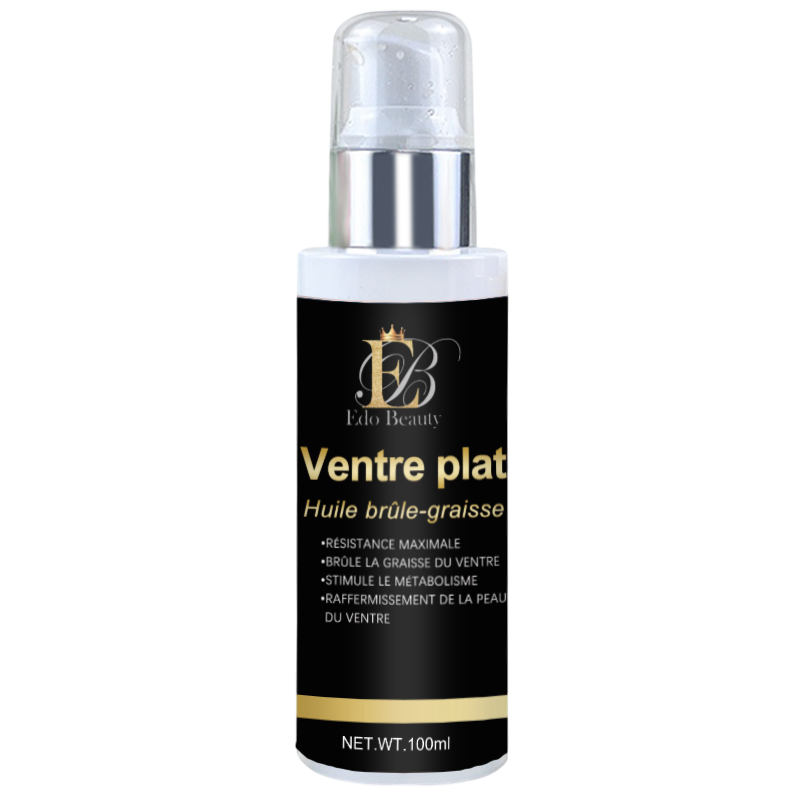 Huile ventre plat